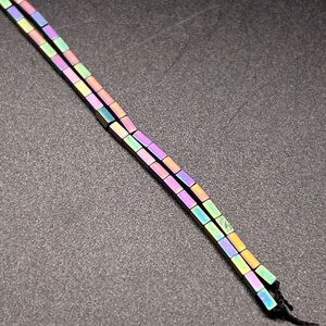 Beads Hematite 2x4mm Small Rectangle 2 Strands Bead Gallery